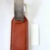 Sublimation Blanks : PU Rectangle Leather Keyring with metal insert (TTX)
