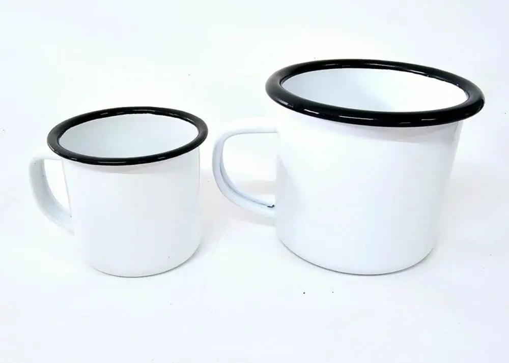 Enamel Group Mug Photos Sublimation Blanks : Enamel Metal Mugs (TTX)