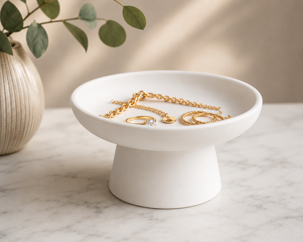 Silicone Moulds : Pedestal Bowl/Tray Silicone Mould (Code TUM_AN)