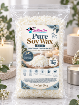 Wax Candle Supplies & Consumables : Soy Wax Pure SB48 (1kg)
