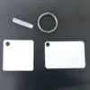 Sublimation Blanks : Aluminium Double Sided Keychains (TTX)