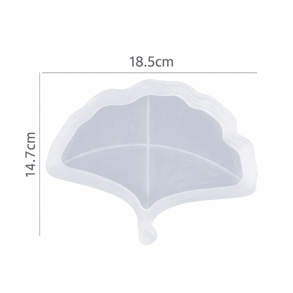 Silicone Mould Ginkgo Leaf Tray (GLT)2 Silicone Moulds : Silicone Mould Ginkgo Leaf Tray (GLT)