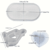 Resin & Epoxy : 3 Piece Silicone Mould Set Tray, Heart, Figurine [Code TU184_E)