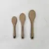 WoodenSpoonMDF MDF : Plain MDF Wooden Spoon Keychain + silver split keyring (3 Sizes)