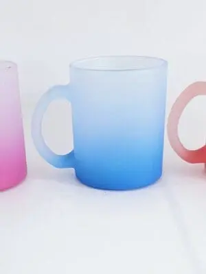 11oz Frosted Mugs Front Group Sublimation Blanks : 11oz Coloured Frosted Mugs (TTX)