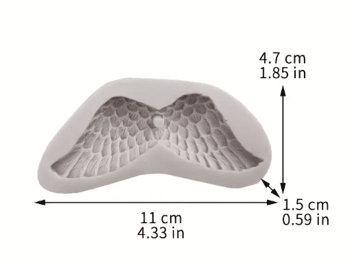 AngelWingsMould Silicone Moulds : Angel Wings Silicone Moulds (AWSM)