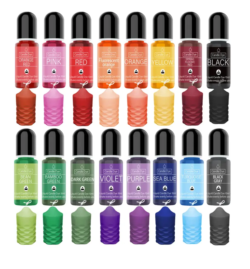 Candle Dye2 Wax Candle Supplies & Consumables : Vibrant Candle Dye (16 Colours)