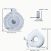 Silicone Moulds : Hollow Circle Vase Silicone Mould