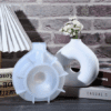 Silicone Moulds : Hollow Circle Vase Silicone Mould