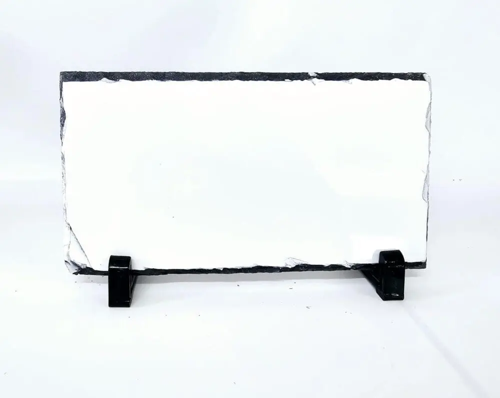 Sublimation Blanks : Glossy Slate stone, Long Rectangle (12 by 22cm) for Sublimation (TTX)