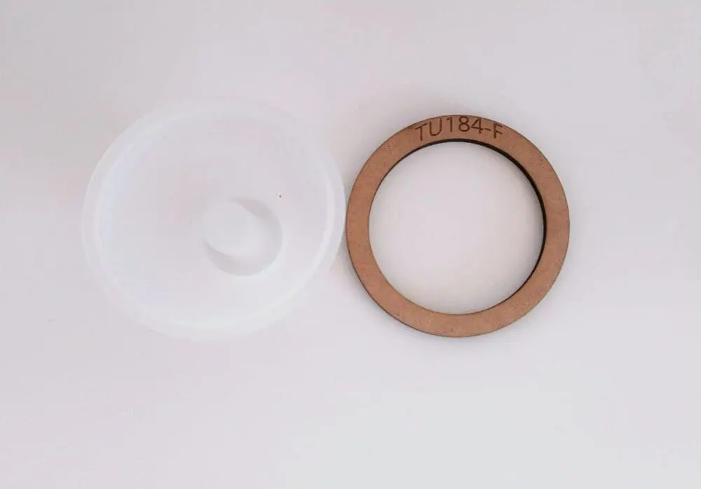 Resin & Epoxy : 3 Piece Silicone Face Vase Design, Tall Ribbed Vase and Oval Tray Mould Set  [Code TU184_F)