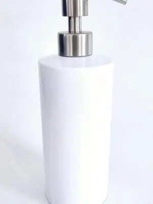 Sublimation Blanks : White Steel Soap Dispenser For Sublimtion