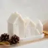 Silicone Mould : 3 Piece Silicone 3D House Mould (3Dx21)