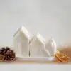 Silicone Mould : 3 Piece Silicone 3D House Mould (3Dx21)