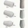 3 pc origami vase Silicone Mould : 3 Piece Origami Vase Silicone Mould Set (Code TUM_AG)