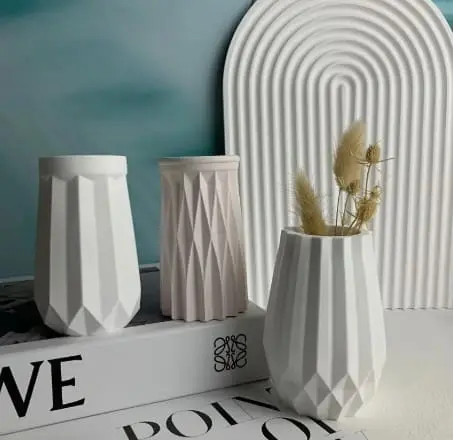 3 pc origami vase 2 Silicone Mould : 3 Piece Origami Vase Silicone Mould Set (Code TUM_AG)