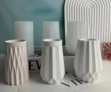 3 pc origami vase 3 Silicone Mould : 3 Piece Origami Vase Silicone Mould Set (Code TUM_AG)