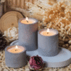 4 Piece Design out of tray Resin & Epoxy : 4 Piece Oval Tray and S, M, L Round Jars Silicone Moulds (TUM_AL) + Casting Support Jig for the Vase mould