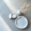 Silicone Moulds  : 4 Piece Square Small Container Set, Vase and Irregular Tray Silicone Mould (Code TUM_AM) + Casting Support Jig for the Vase mould
