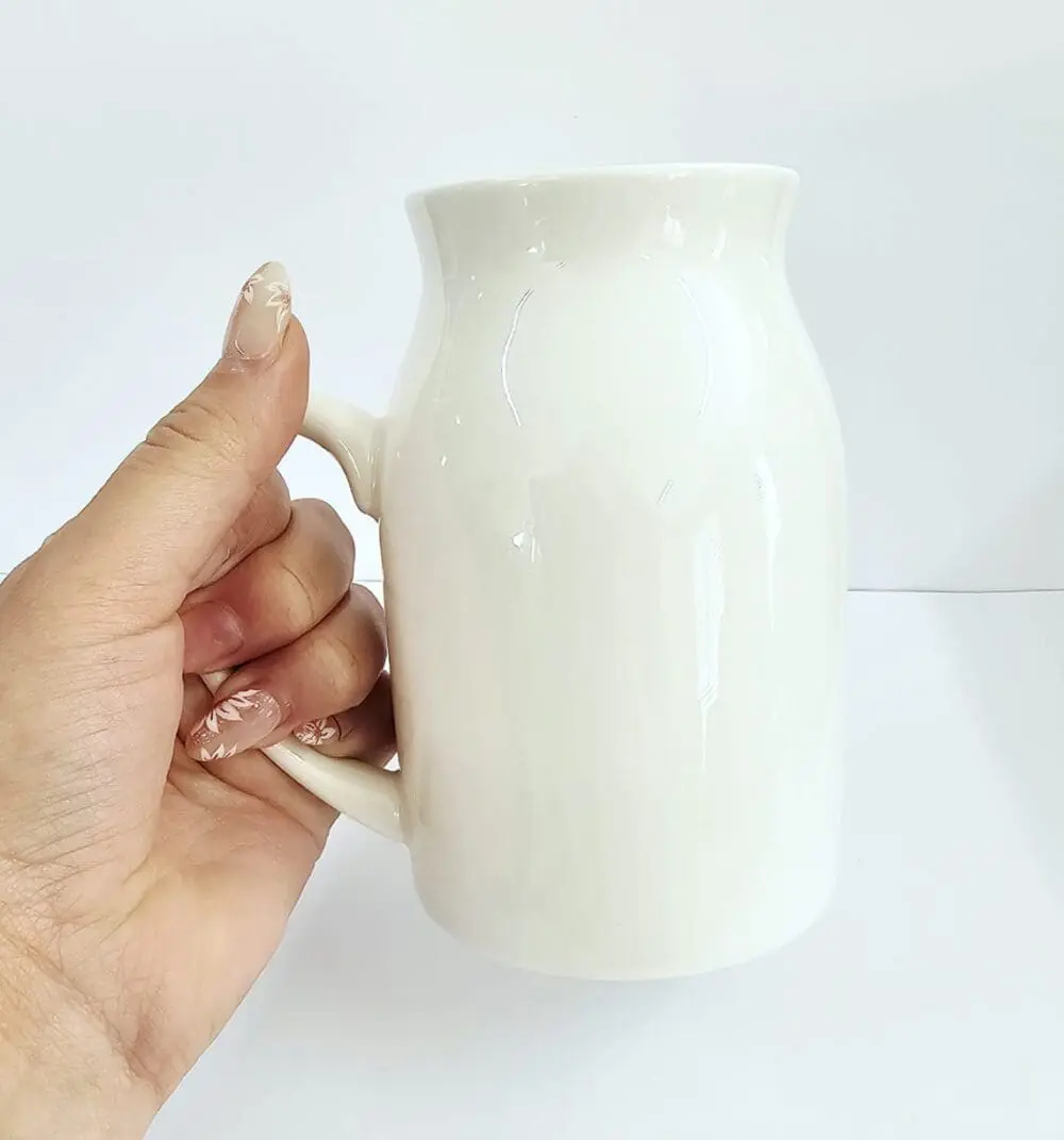 Sublimation Blanks : White Ceramic Milk Jug (TTX)