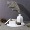 Resin & Epoxy : 4 Piece Square Large Container Set; Vase and Irregular Tray Silicone Mould (Code TUM_AB) + Casting Support Jig for the Vase mould