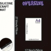 Arts & Crafts : Large Black Silicone Mats (50 by 70cm)