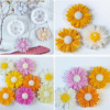Daisy With Hole Silicone Mould : Silicone Daisy Flower Mould (With Hole & Without) (SDFM)