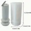 Silicone Moulds : Ribbed Silicone Candle Mould (RCSCM)