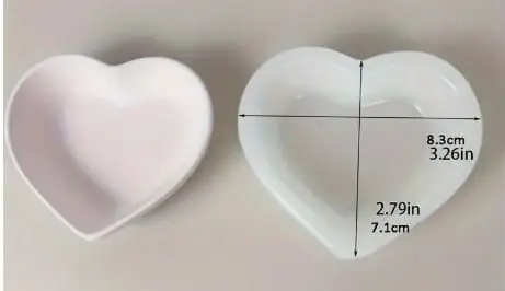 Heart Shaped Bowl Silicone Mould Silicone Moulds : Heart Shaped Bowl Silicone Mould (HSB10)