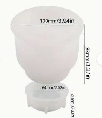 Silicone Moulds : Small & Large Round Striped Silicone mould