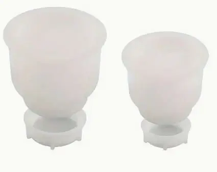 Silicone Moulds : Small & Large Round Striped Silicone mould