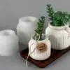 Silicone Moulds : Small & Large Round Striped Silicone mould