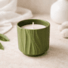 Silicone Moulds : Round Rippled Candle Vase Silicone Mould (TUM-AM)