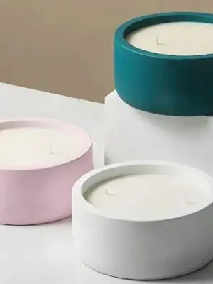 Silicone Moulds : Round Silicone Container Mould (CODE TUM_AP)