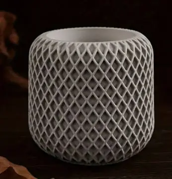Silicone Moulds : Round Mesh Candle Holder Silicone Mould (Mesh123)