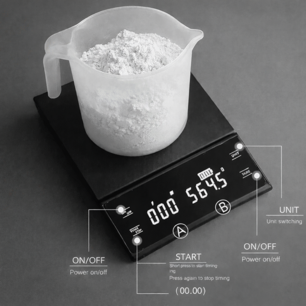Scale 6 Arts & Crafts : Touch Screen Electronic Digital Scale with LED Display