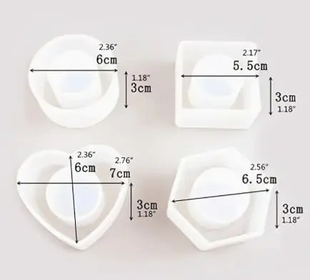 Silicone Napkin Rings Holders Moulds Silicone Mould : Silicone Napkin Ring Holder Moulds (Set of 4) (SNRH)