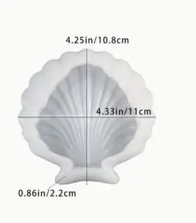 Silicone Ocean Shell Tray Mould Silicone Moulds : Silicone Ocean Shell Tray Mould (OTM)
