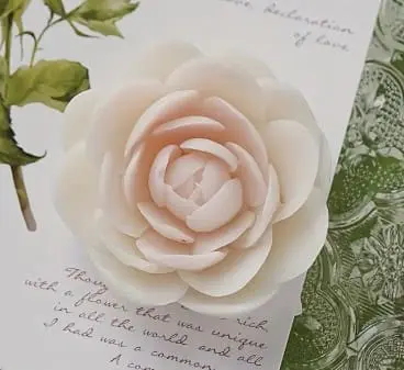 Silicone Rose Flower Mould 1 Silicone Mould : 3D-Rose Silicone Mould