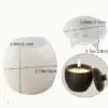 Silicone Moulds : Silicone Pear Shaped Cylinder Mould (PSC) + Casting Support Jig for the mould