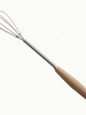 Single wisk Arts & Crafts : 1 Piece Whisk with Solid Wood Handle