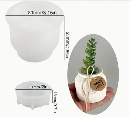 Silicone Moulds : Small & Large Round Striped Silicone mould
