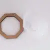 Resin & Epoxy : 4 Piece Oval Tray + Square Storage Container & Polygon Vase (TU184_AH) + Casting Support Jig for the Vase mould