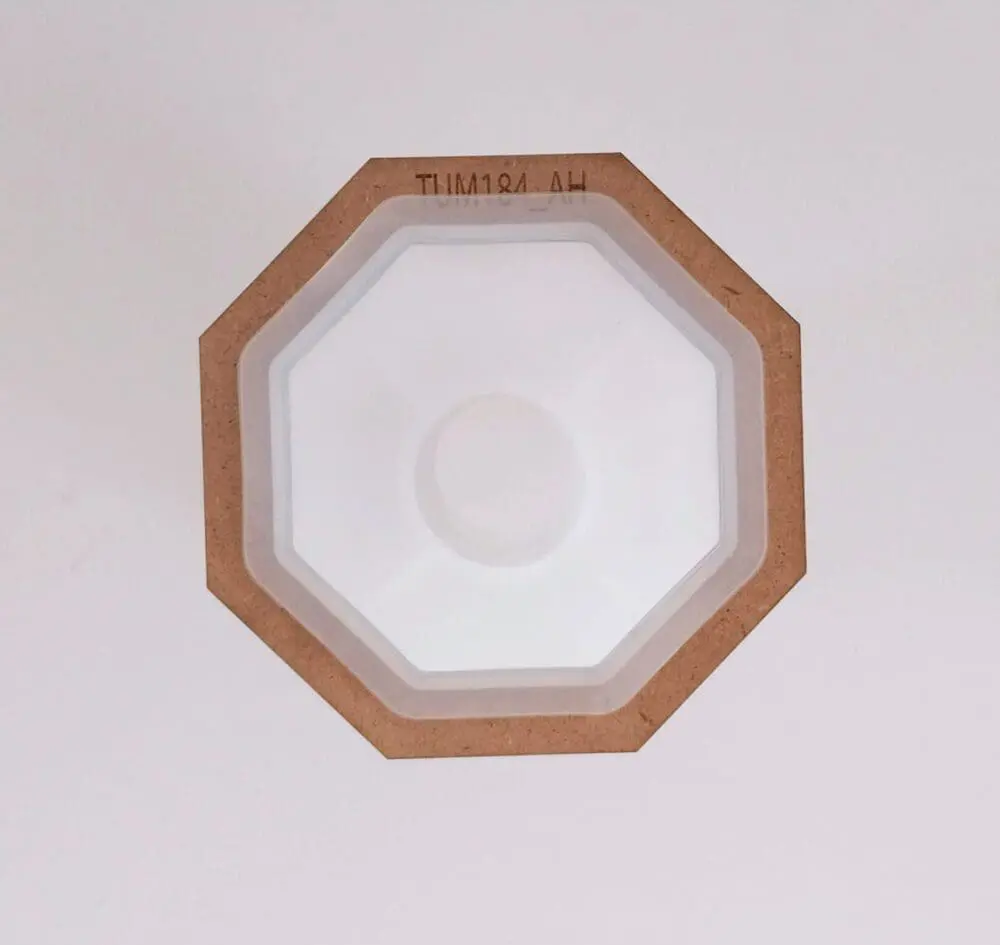 Resin & Epoxy : 4 Piece Oval Tray + Square Storage Container & Polygon Vase (TU184_AH) + Casting Support Jig for the Vase mould