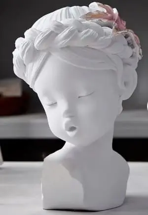 girlpoutingmouldforcandle.3 Silicone Mould : Pouting Girl Silicone Mould (Code TUM_AH)