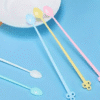 Arts & Crafts : Colourful Plastic Mixing Sticks (Pack of 5)