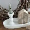 Silicone Mould : 2 Piece Retro Roman Column Candle Holder Silicone Mould (RRCH)