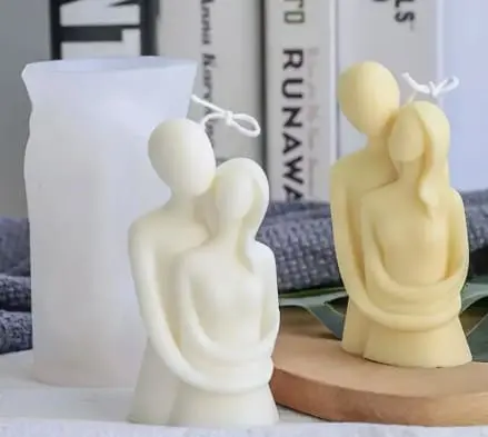 3-D Romantic Couple Silicone Mould Silicone Mould: 3-D Romantic Couple Silicone Mould (3DRCSM)