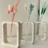 Silicone Moulds : 3 Styles Hydroponic Hollow Flower Vase Silicone Moulds (AHSM) [Arched, Circular, Rectangle)