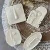 Silicone Mould : 4 Piece  Abstract Faces Silicone Moulds (FSM)